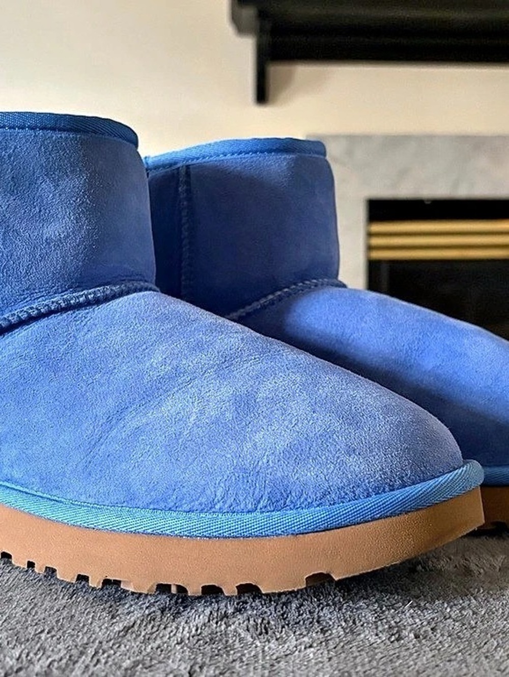 UGG Classic Mini II Blue Winter Boots